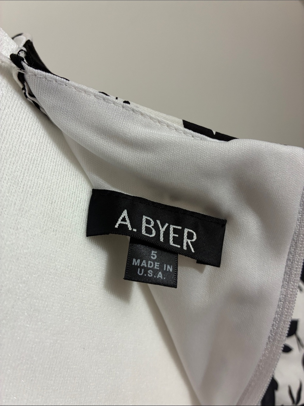 A. Byer Black and White Dress - Picture 9 of 16